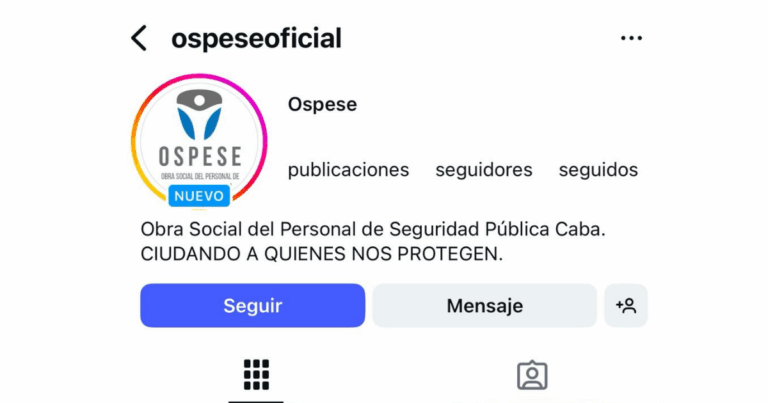 Nuevo Perfil de Instagram