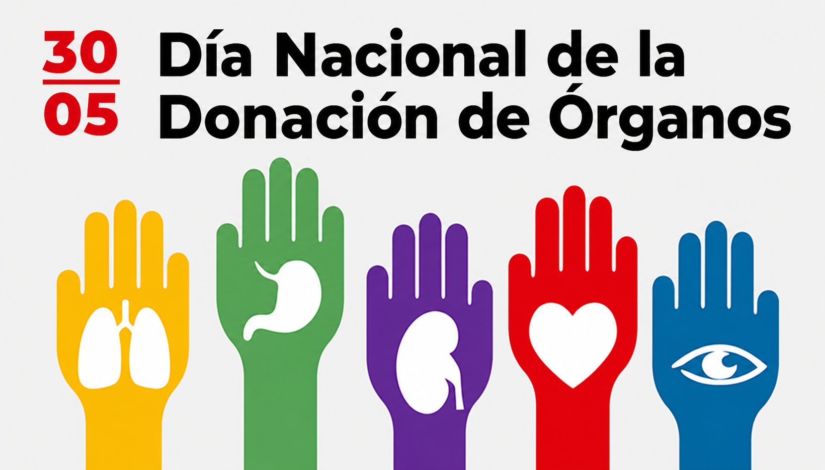 30 de mayo. dia del donante de organos